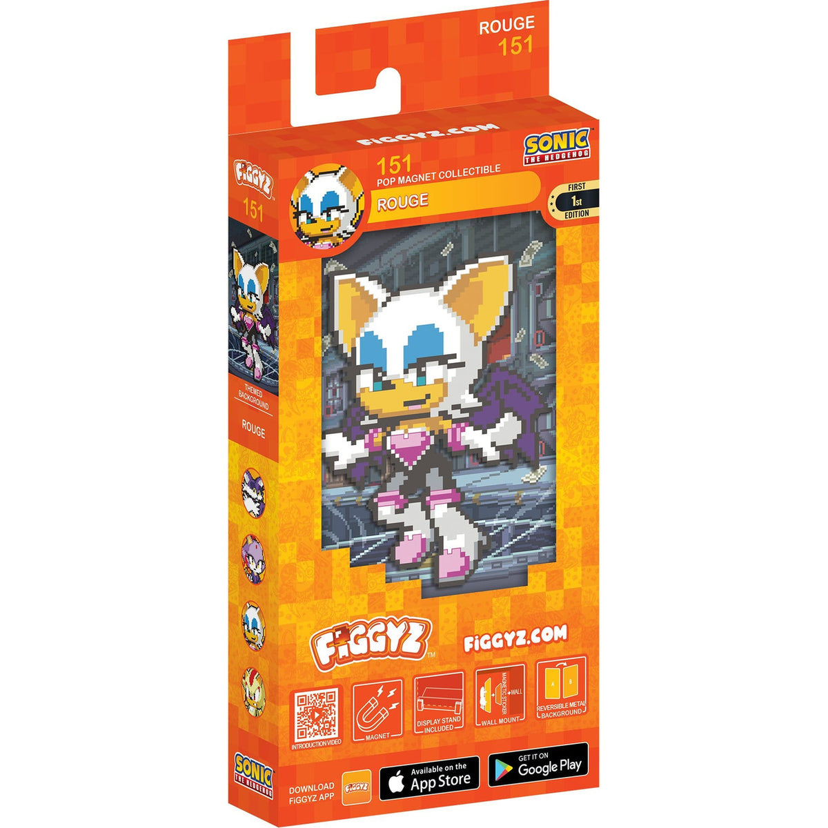 Productafbeelding Sonic the Hedgehog (Modern) FiGGYZ Rouge verzamelmagneetfiguur