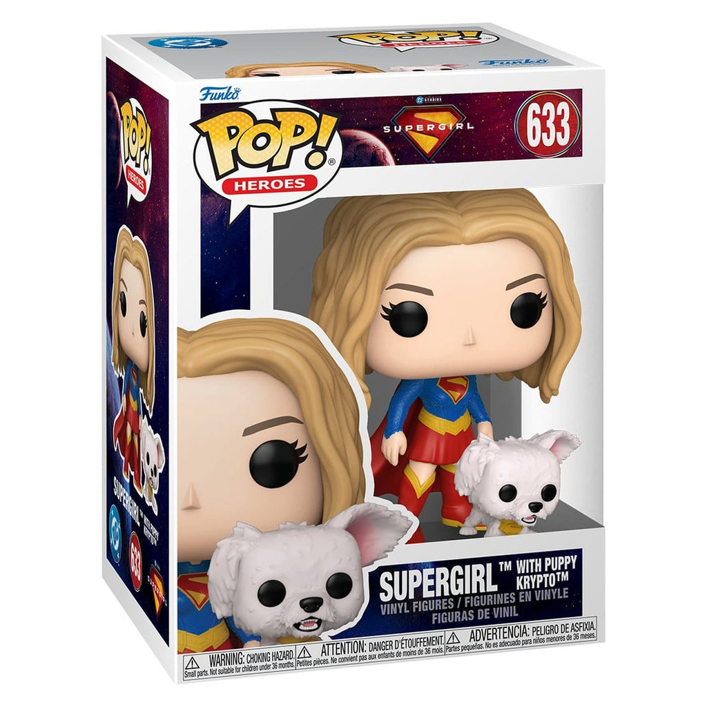 Image produit Figurine vinyle POP! Heroes Supergirl (2026) avec Krypto