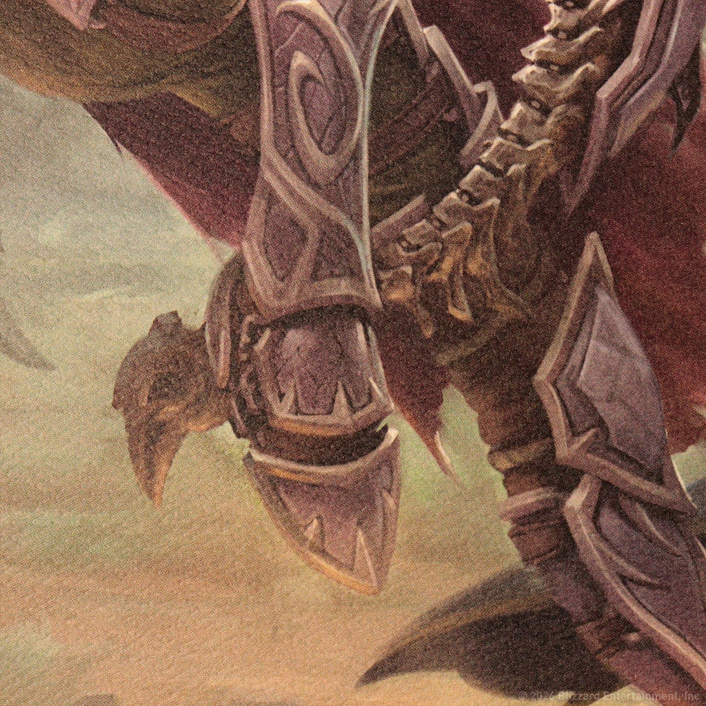 Productafbeelding World of Warcraft kunstdruk Sylvanas vs Anduin Wrynn