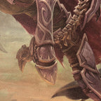 Productafbeelding World of Warcraft kunstdruk Sylvanas vs Anduin Wrynn