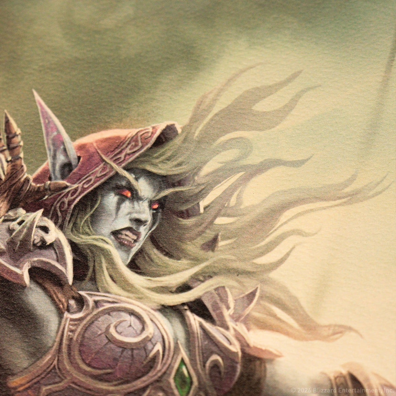 Productafbeelding World of Warcraft kunstdruk Sylvanas vs Anduin Wrynn