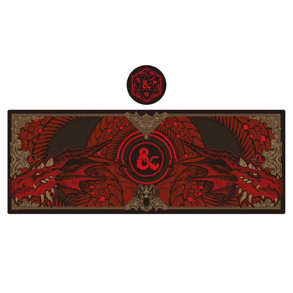 Productafbeelding Dungeons & Dragons Bureau-onderlegger & Onderzetter Set