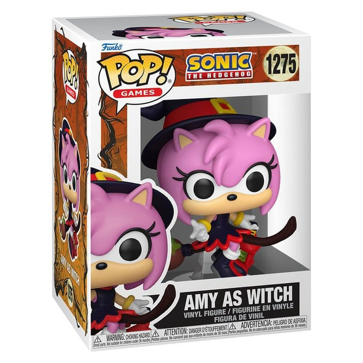 Image produit Sonic the Hedgehog POP! Games Figurine vinyle Amy on Broom 9 cm