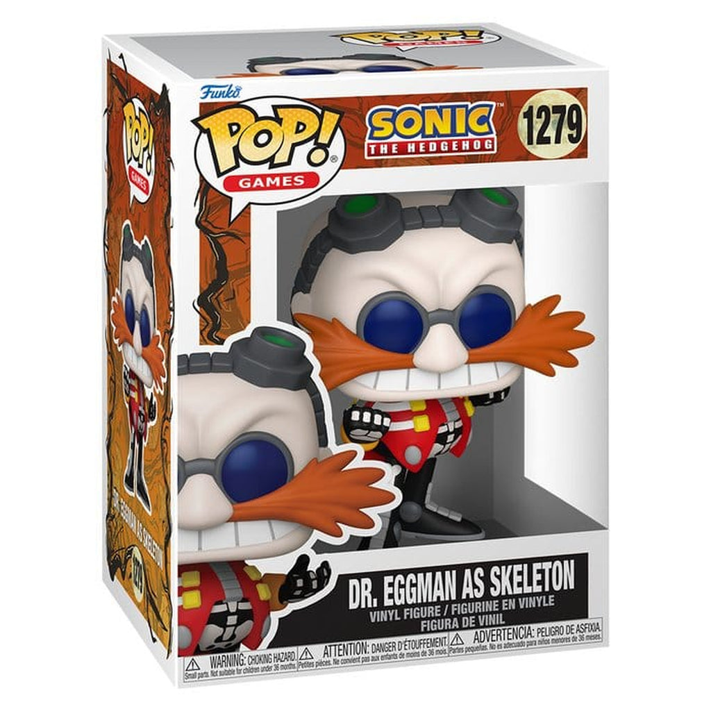 Image produit Sonic the Hedgehog POP! Games Figurine Vinyle Skeleton Robotnik