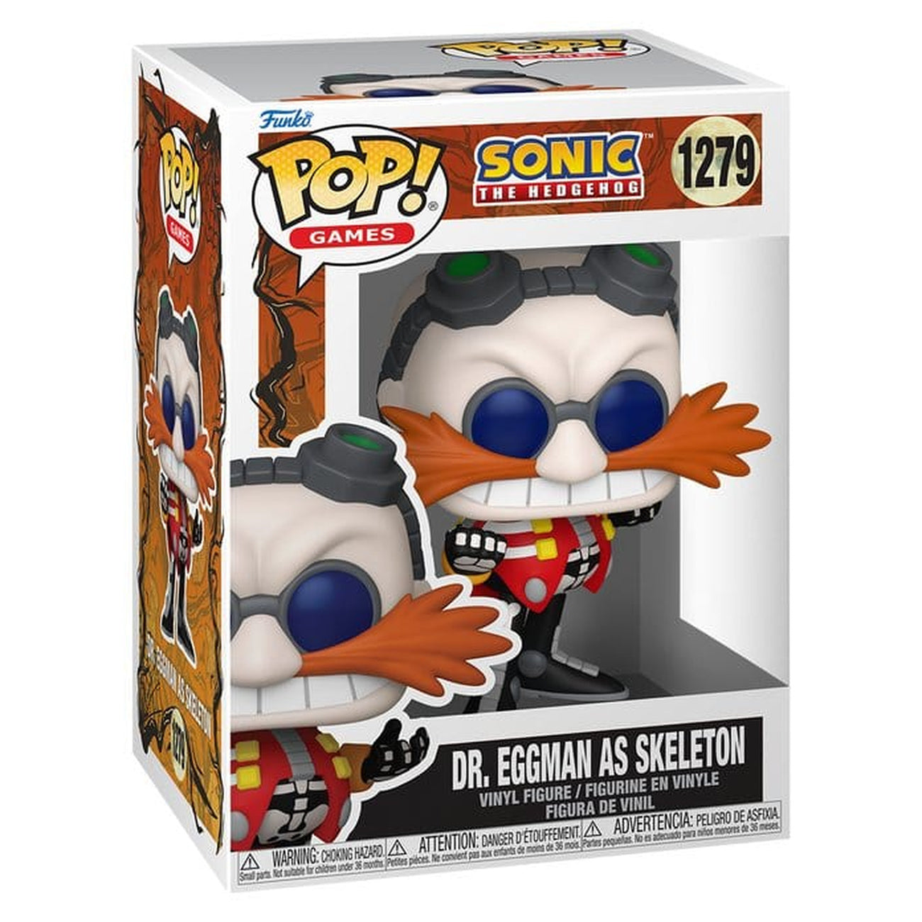 Image produit Sonic the Hedgehog POP! Games Figurine Vinyle Skeleton Robotnik
