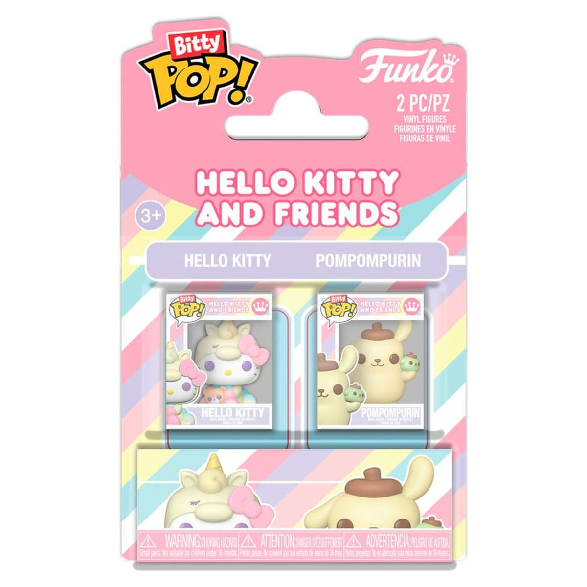 Produktbild Sanrio Bitty POP! Vinyl Figuren 2er-Pack HK & PomPom 2 cm