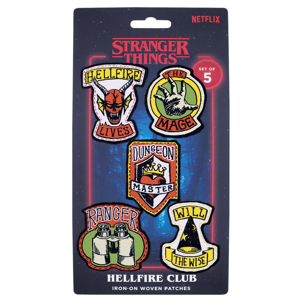Productafbeelding Stranger Things stoffen patches set van 5