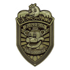 Productafbeelding Five Nights at Freddy's Security Badge Replica Antique Brass