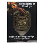 Productafbeelding Five Nights at Freddy's Security Badge Replica Antique Brass