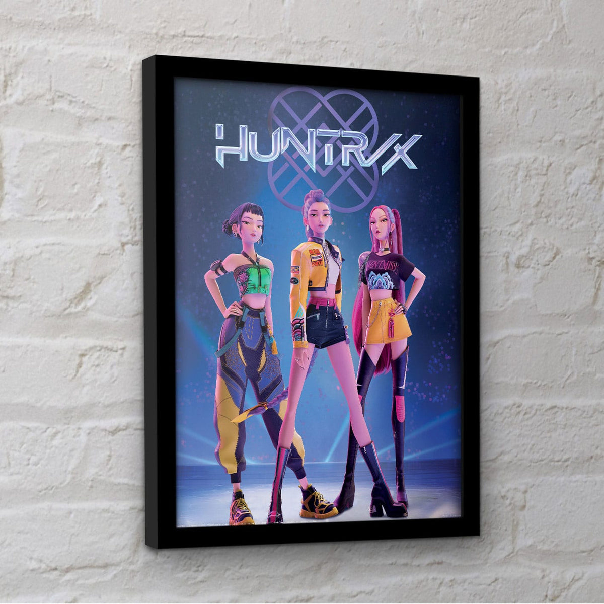Produktbild KPop Demon Hunters Collector Print Poster im Rahmen Huntrix