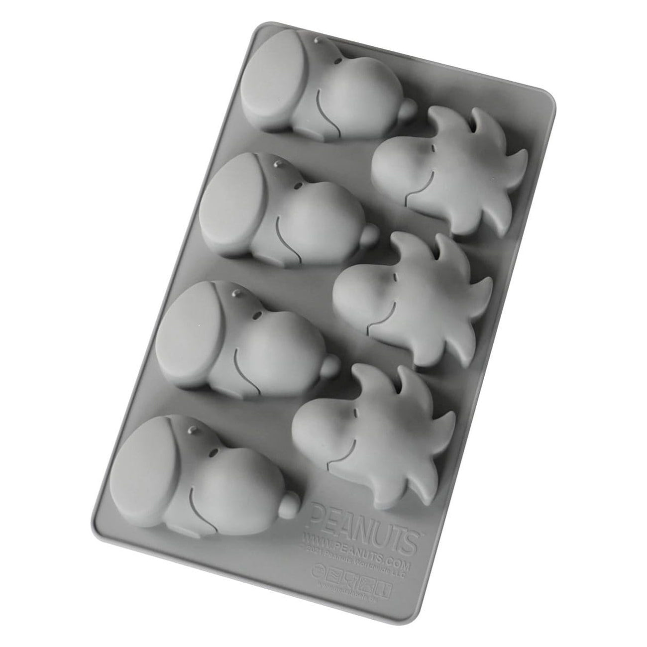 Image produit Moule à muffins en silicone Peanuts Snoopy & Woodstock gris