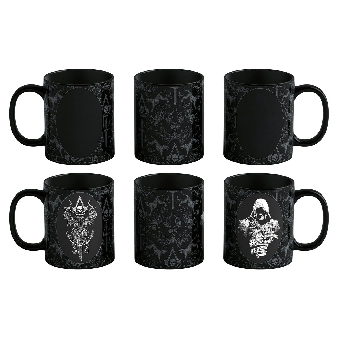 Image produit Mug Assassin's Creed Black Flag Resynced à effet thermoréactif