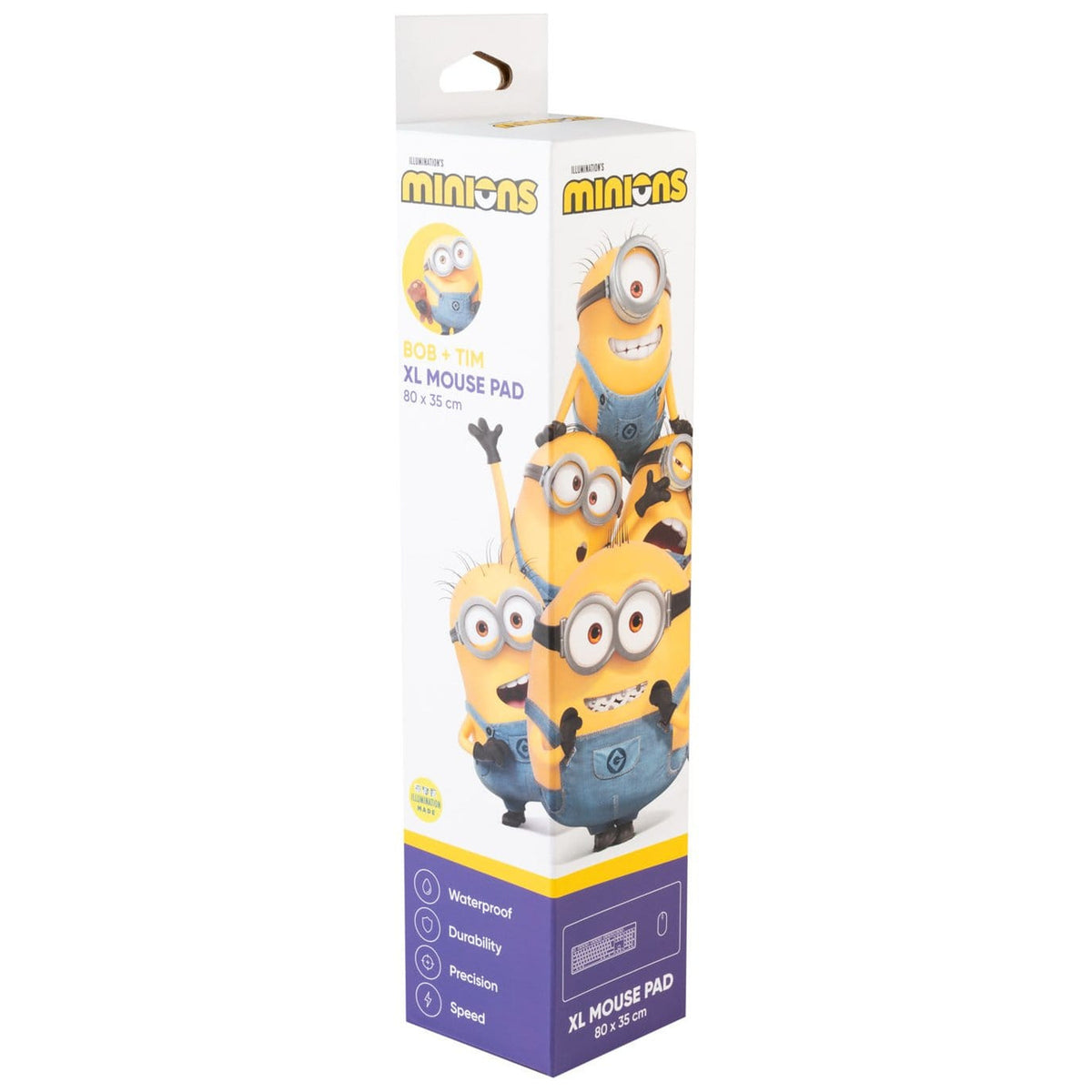Image produit Tapis de souris XL Minions Bob et Tim 80 x 35 cm