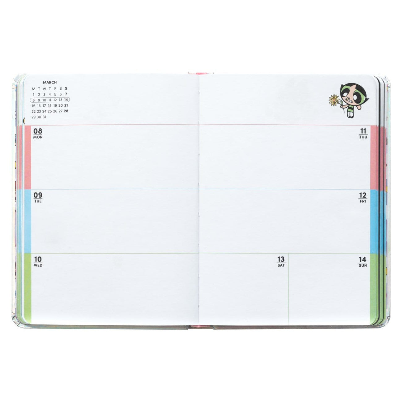 Productafbeelding The Powerpuff Girls Academische planner 2026/27 A6