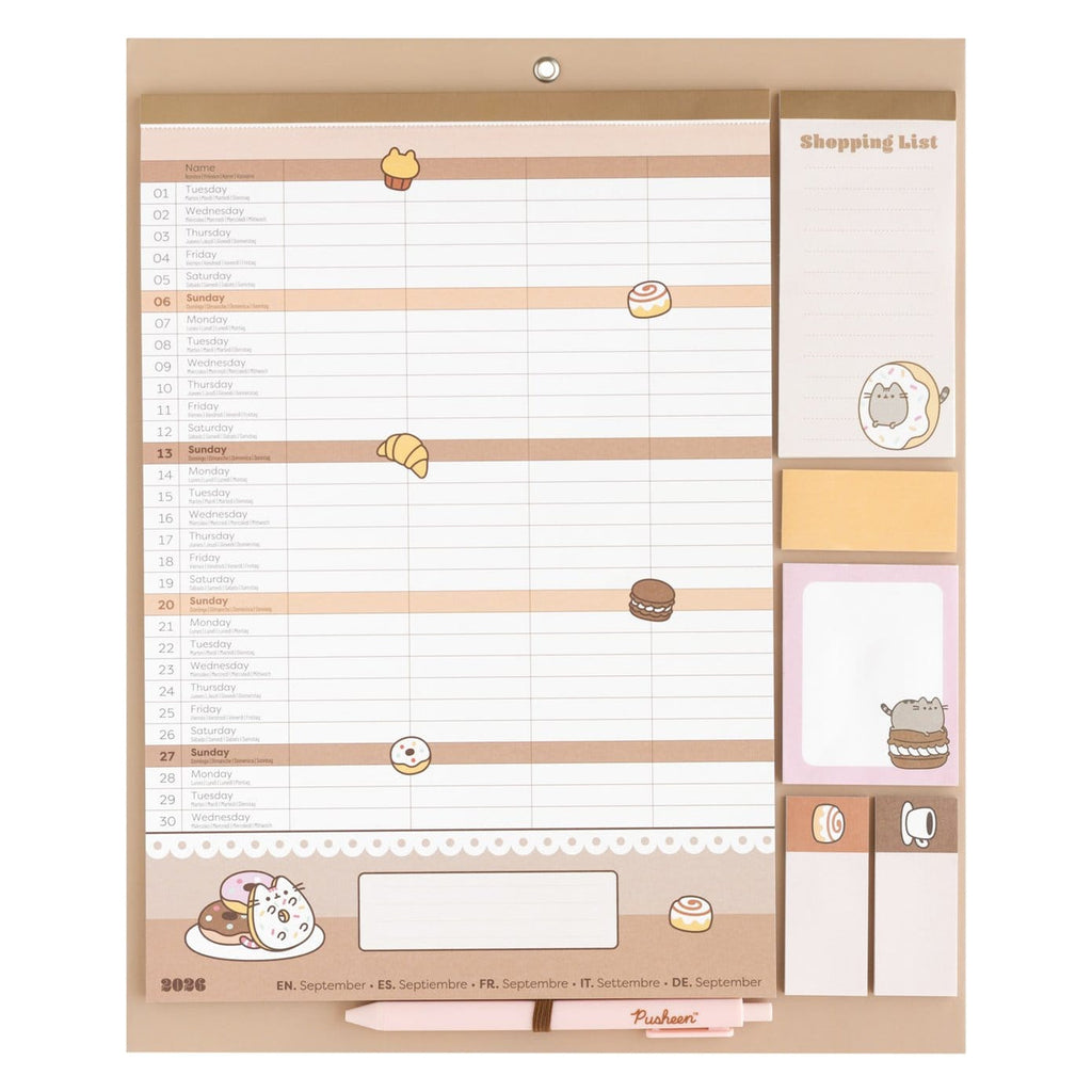 Produktbild Pusheen magnetischer Planer 2026/27 30 x 35 cm