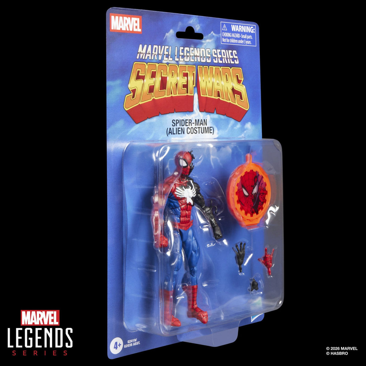 Productafbeelding Secret Wars Marvel Legends Actiefiguur Spider-Man (Alien