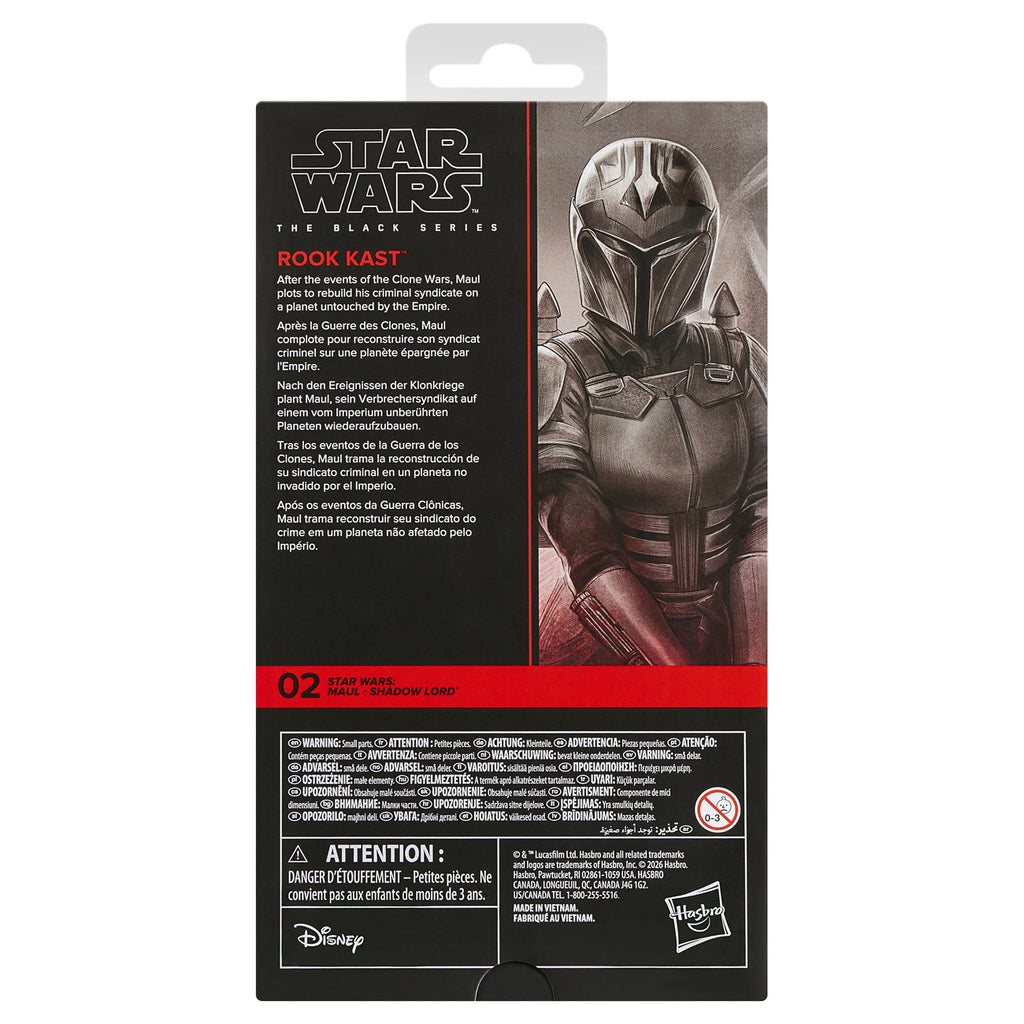 Image produit Figurine articulée Rook Black Series Star Wars : Maul - Shadow Lord