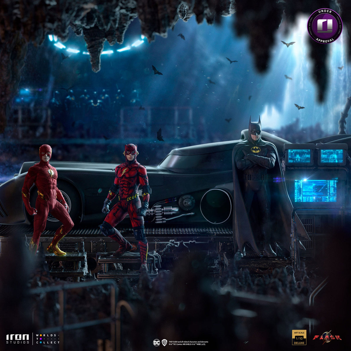 Productafbeelding DC Comics Art Scale Deluxe Standbeeld 1/10 The Flash Movie