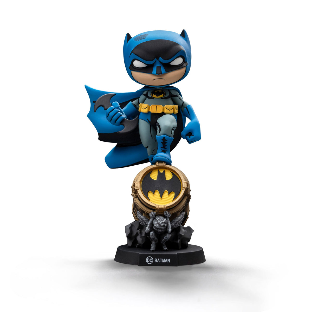 Productafbeelding Batman Mini Co. PVC figuur Batman on Bat-Signal (Blue Variant)