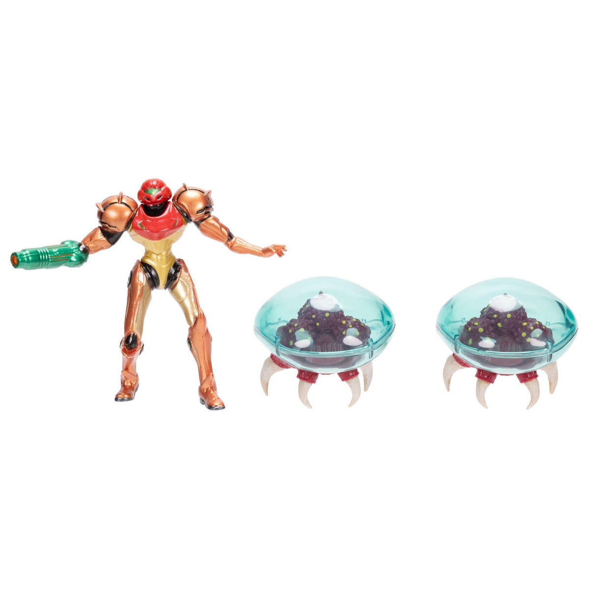 Productafbeelding World of Nintendo Metroid Minifiguren 3-pack Samus Bounty