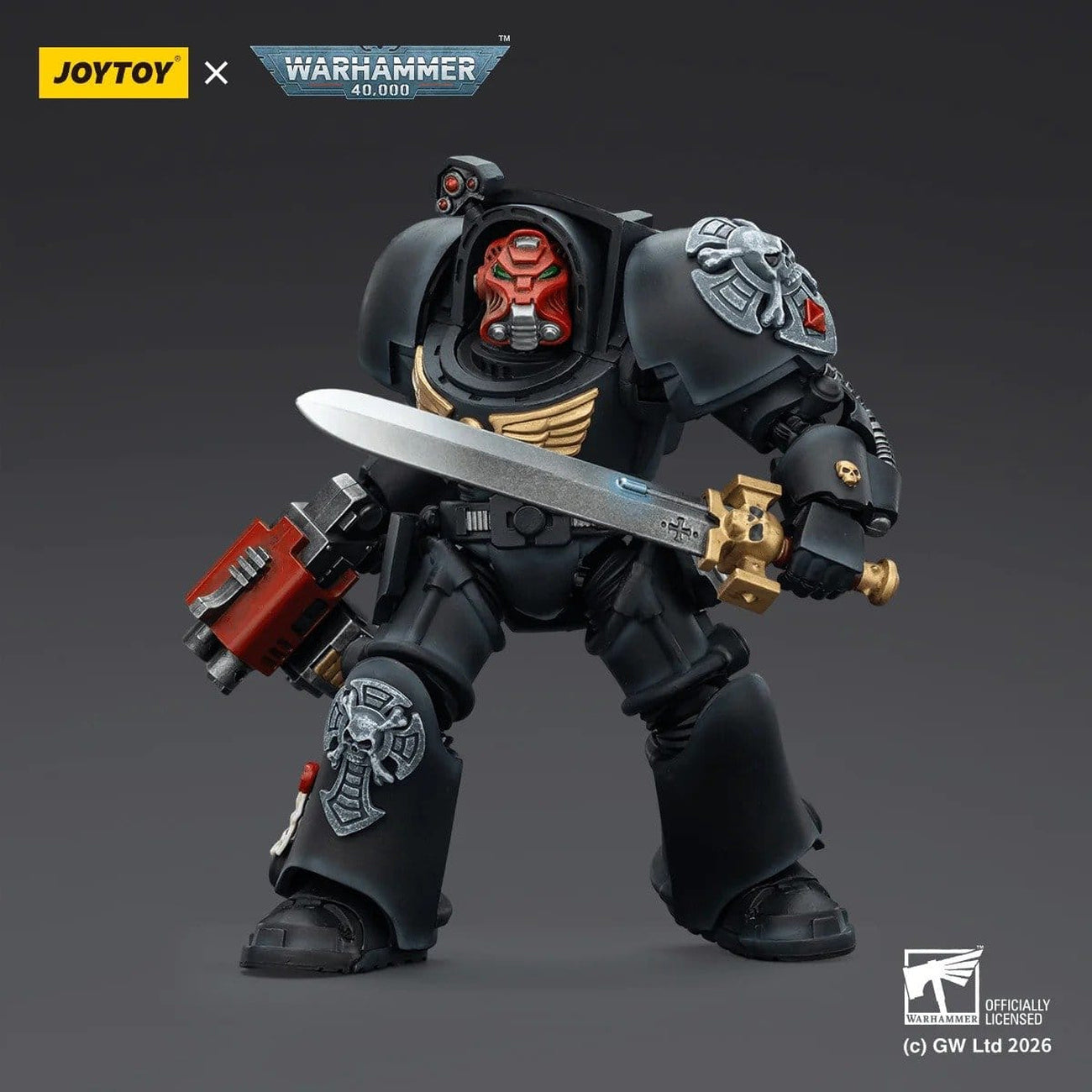 Productafbeelding Warhammer 40.000 Black Templars Terminator 1 Actiefiguur