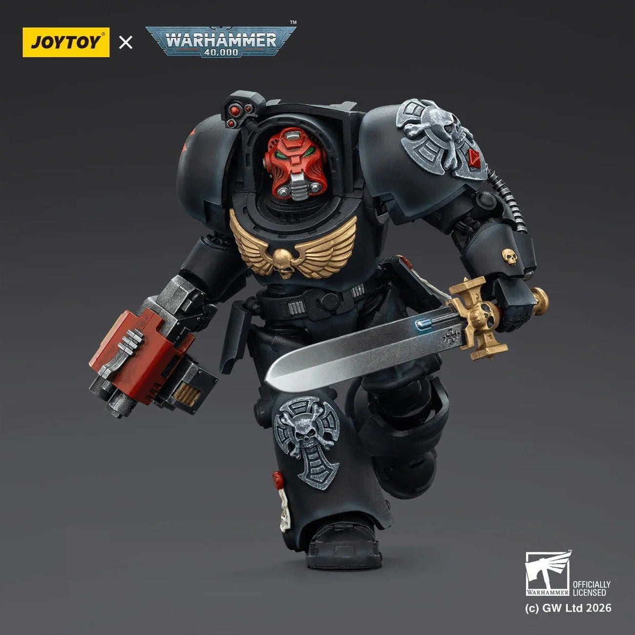 Productafbeelding Warhammer 40.000 Black Templars Terminator 1 Actiefiguur