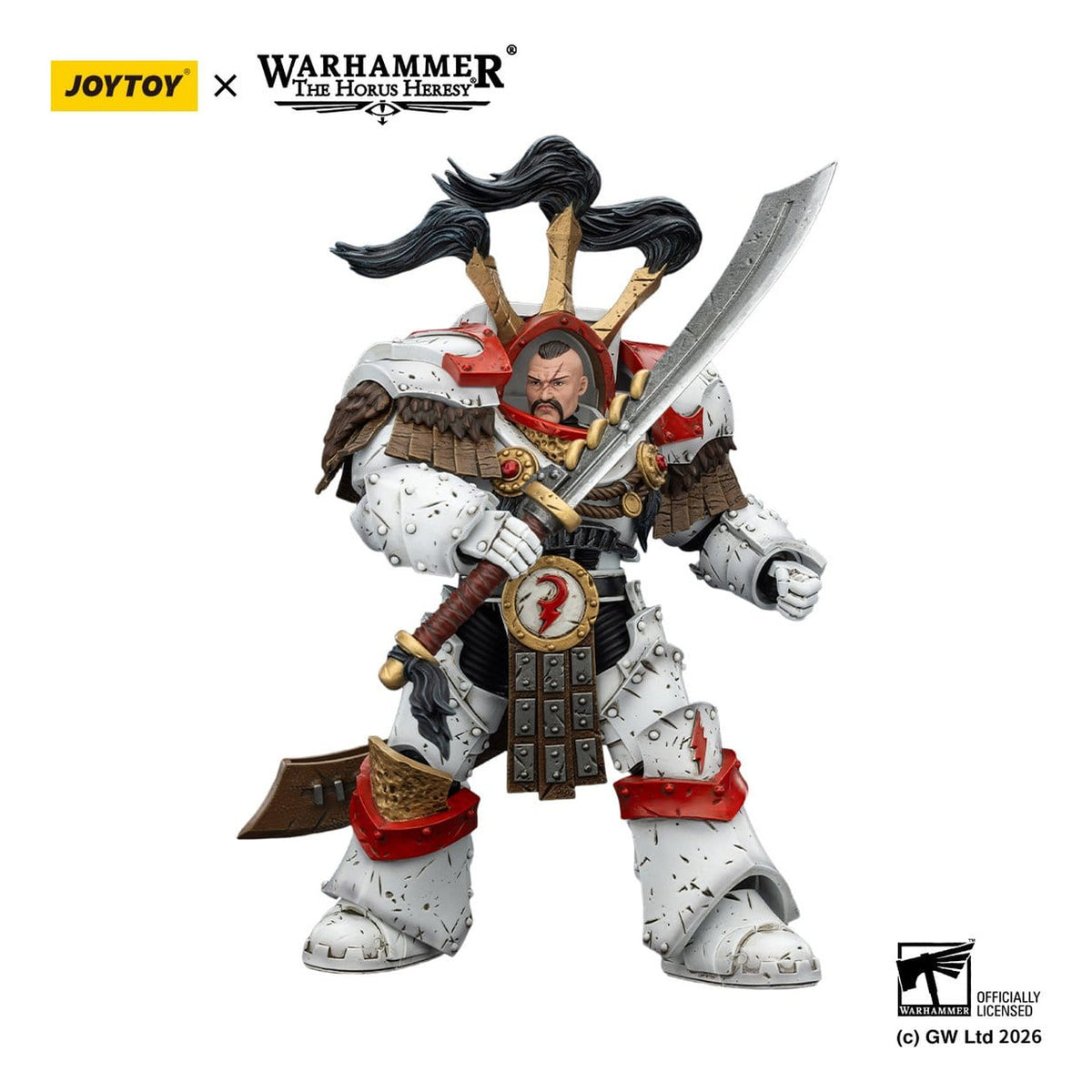 Image produit Figurine articulée Warhammer 40 000 White Scars Legion Praetor en