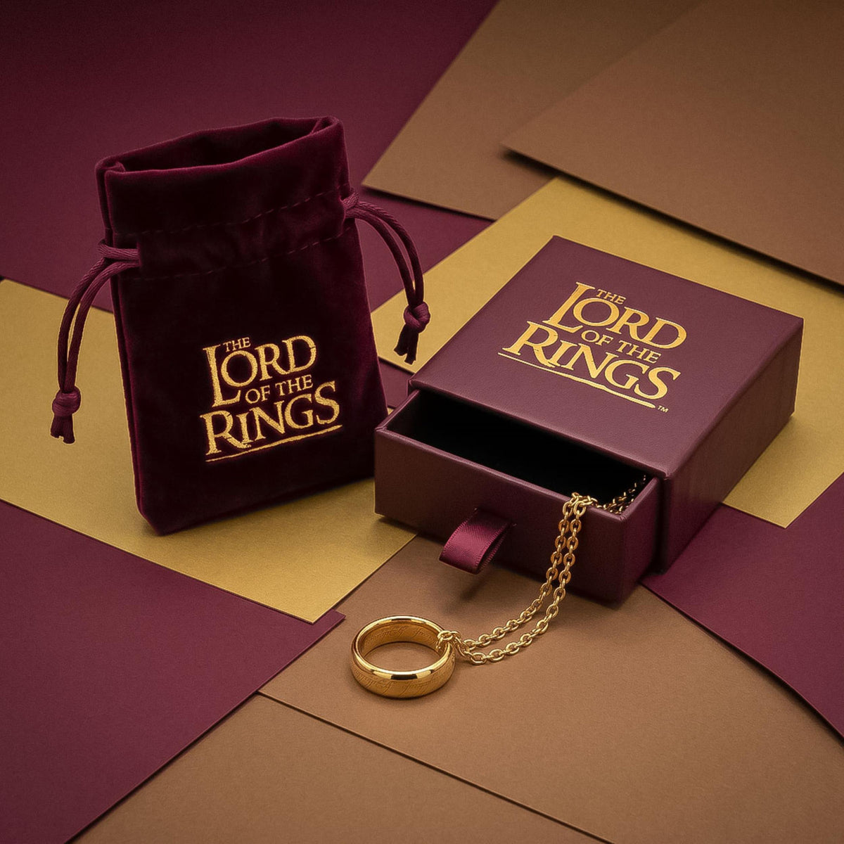 Image produit Le Seigneur des Anneaux - Collier L'Anneau Unique en coffret cadeau