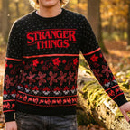 Image produit Stranger Things - Pull en maille Demogorgon