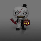 Image produit Terrifier - Figurine Funko Pop Art avec tête phosphorescente
