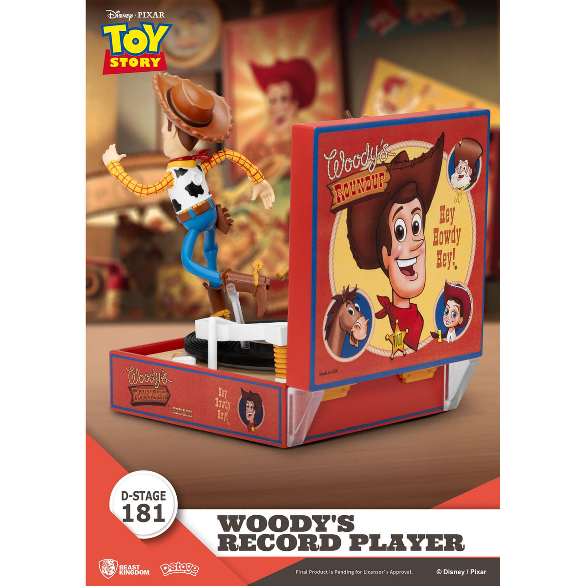Image produit Figurine PVC Toy Story Record Player Series Woody's Record