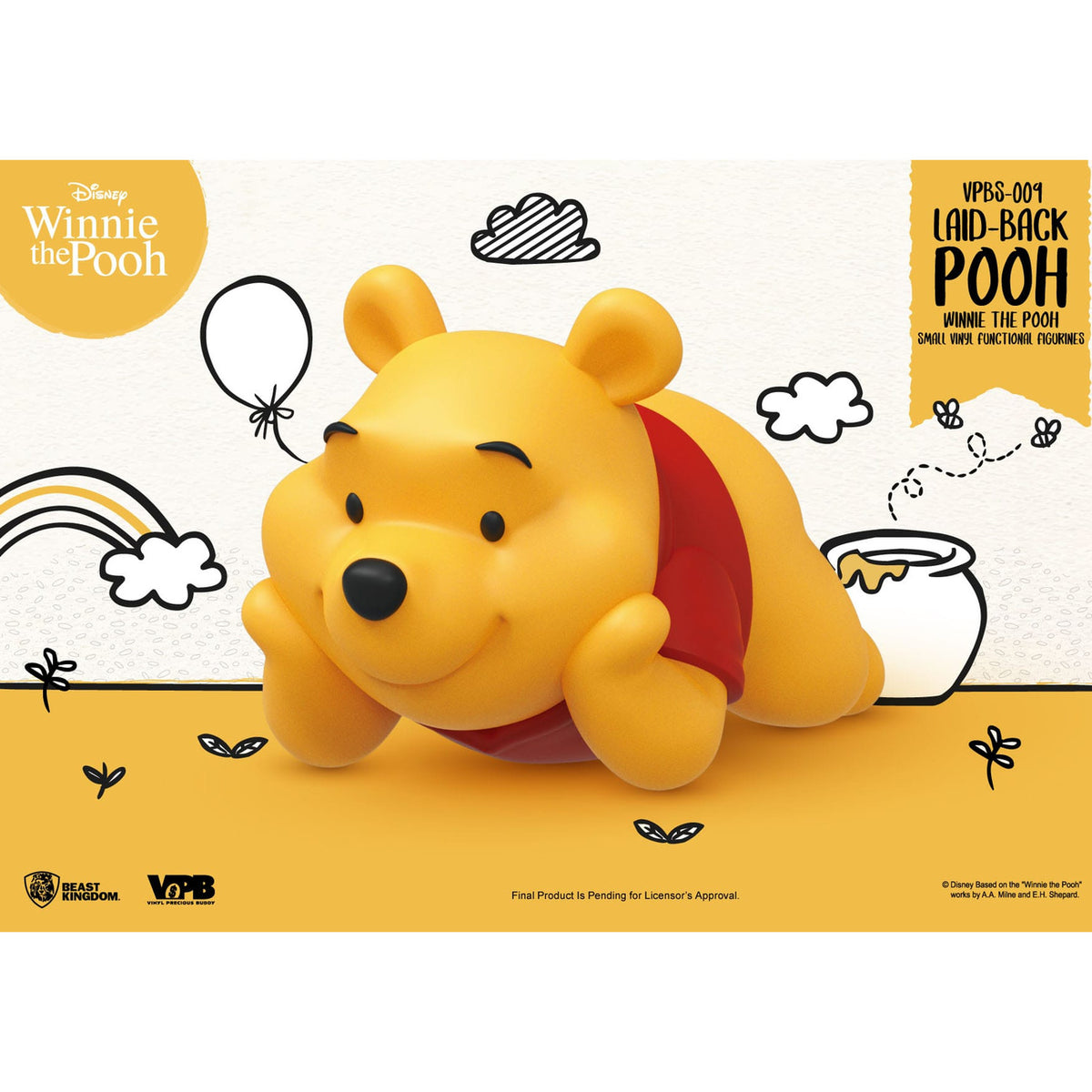 Image produit Winnie l'Ourson Petite tirelire en vinyle Winnie allongé 17 cm