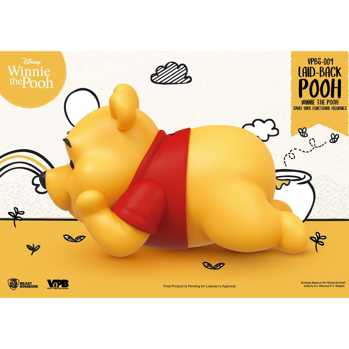 Image produit Winnie l'Ourson Petite tirelire en vinyle Winnie allongé 17 cm