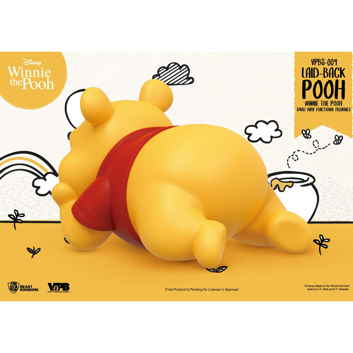 Image produit Winnie l'Ourson Petite tirelire en vinyle Winnie allongé 17 cm