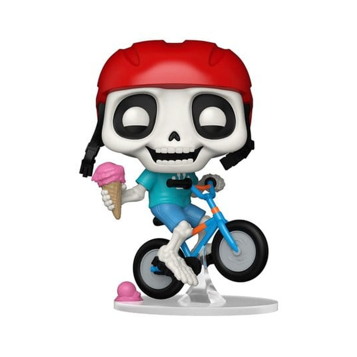 Image produit Figurine en vinyle Funko Legacy POP! Icons Bike Rider Skully 9 cm