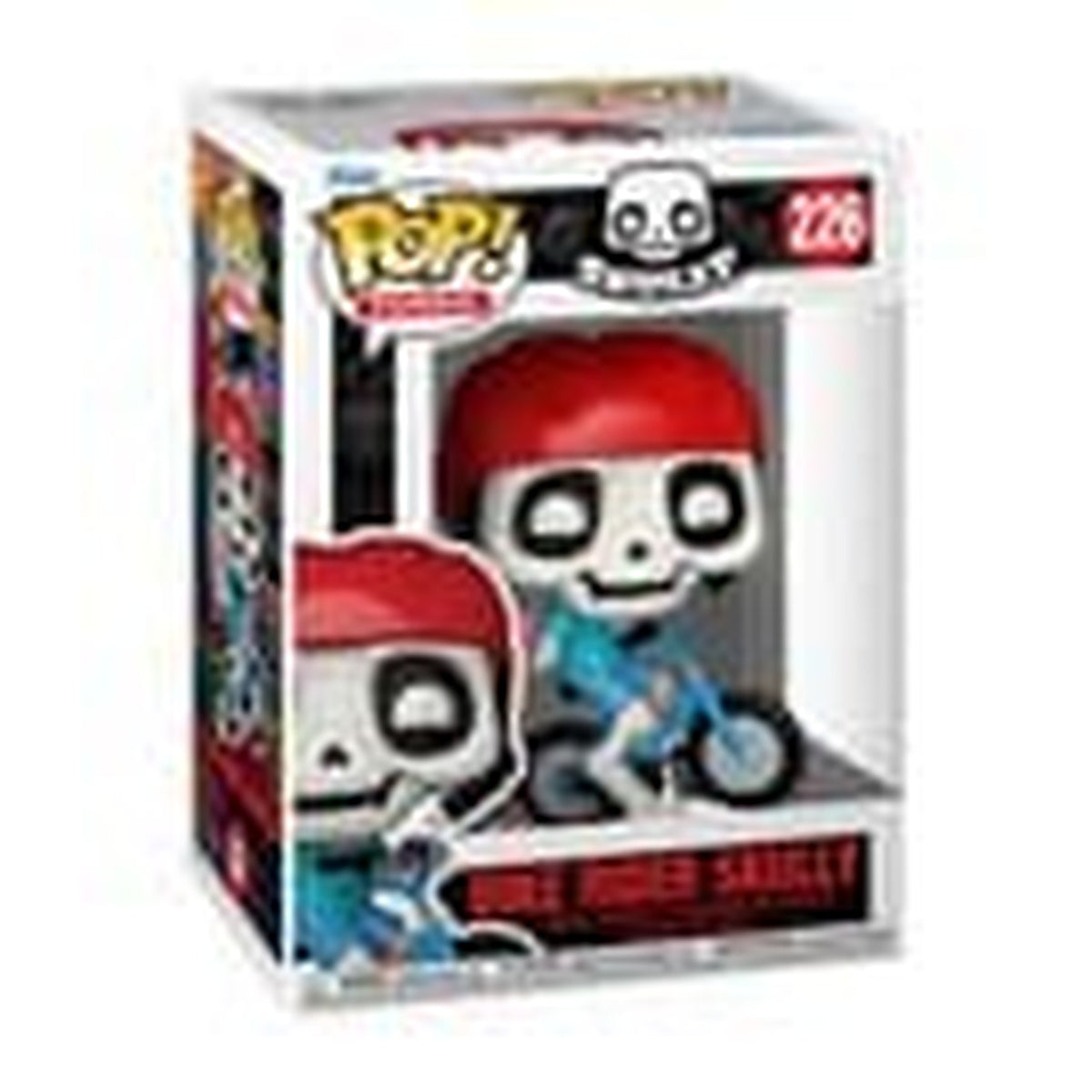 Image produit Figurine en vinyle Funko Legacy POP! Icons Bike Rider Skully 9 cm
