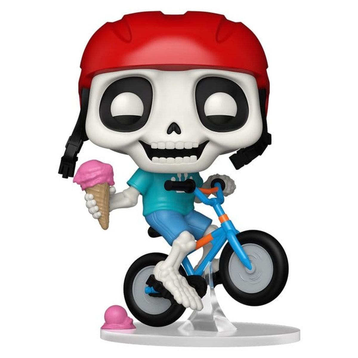 Image produit Figurine en vinyle Funko Legacy POP! Icons Bike Rider Skully 9 cm