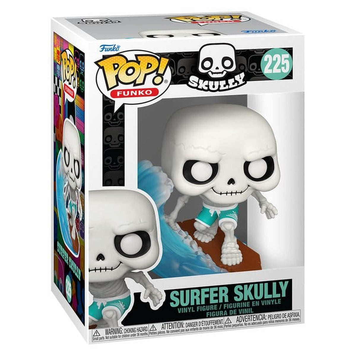 Image produit Figurine vinyle Funko Legacy POP! Icons Surfer Skully 9 cm
