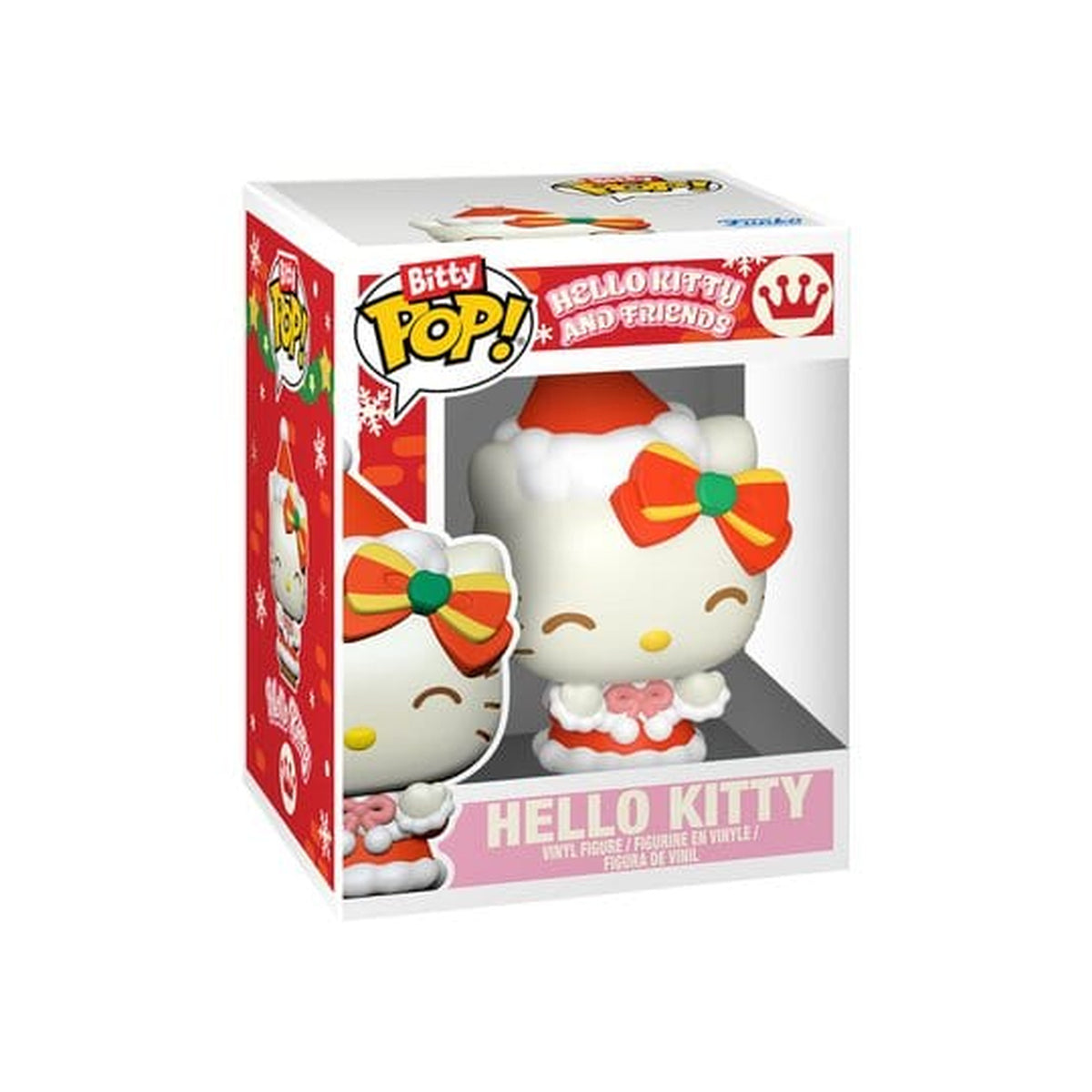 Image produit Figurine en vinyle Hello Kitty Bitty POP! Towns Holiday - Merry
