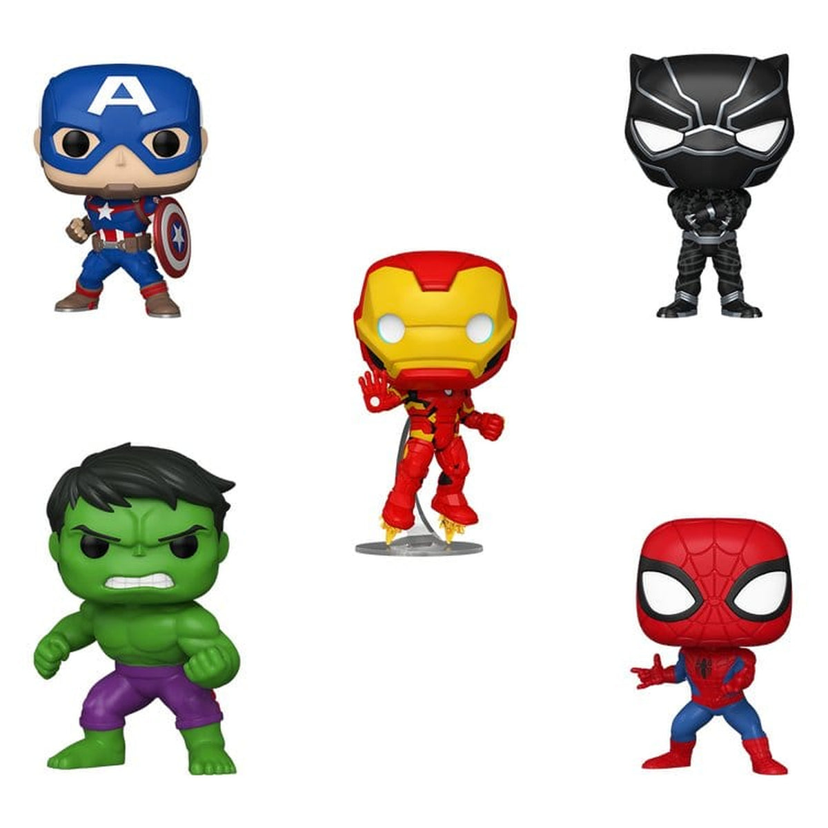 Produktbild Marvel POP! Vinyl Figuren 5er-Pack Black Friday Bundle 9 cm