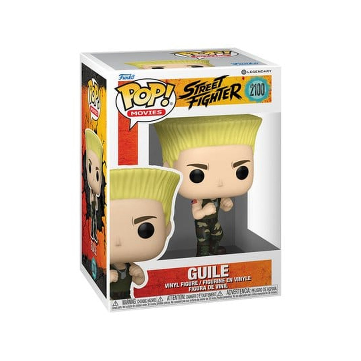 Image produit Street Fighter (2026) POP! Movies Figurine vinyle Guile 9 cm