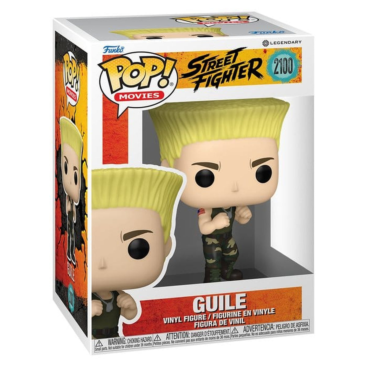 Productafbeelding Street Fighter (2026) POP! Movies Vinyl Figuur Guile 9 cm