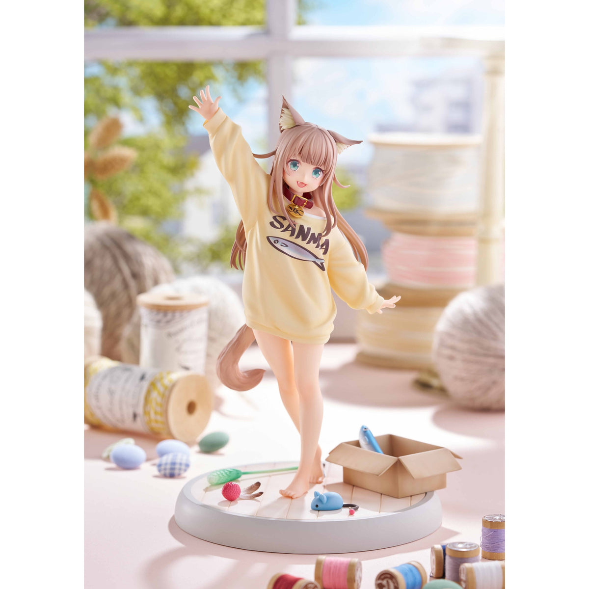 Image produit My Cat Is a Kawaii Girl Statue 1/6 Kinako Play With Ver.