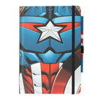 Image produit Carnet premium Marvel Captain America avec stylo Uniform