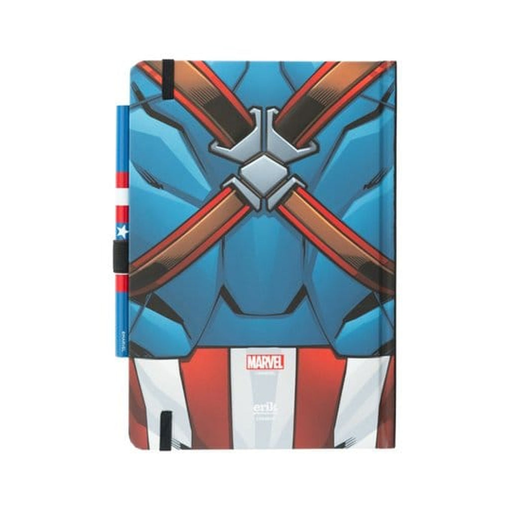 Image produit Carnet premium Marvel Captain America avec stylo Uniform