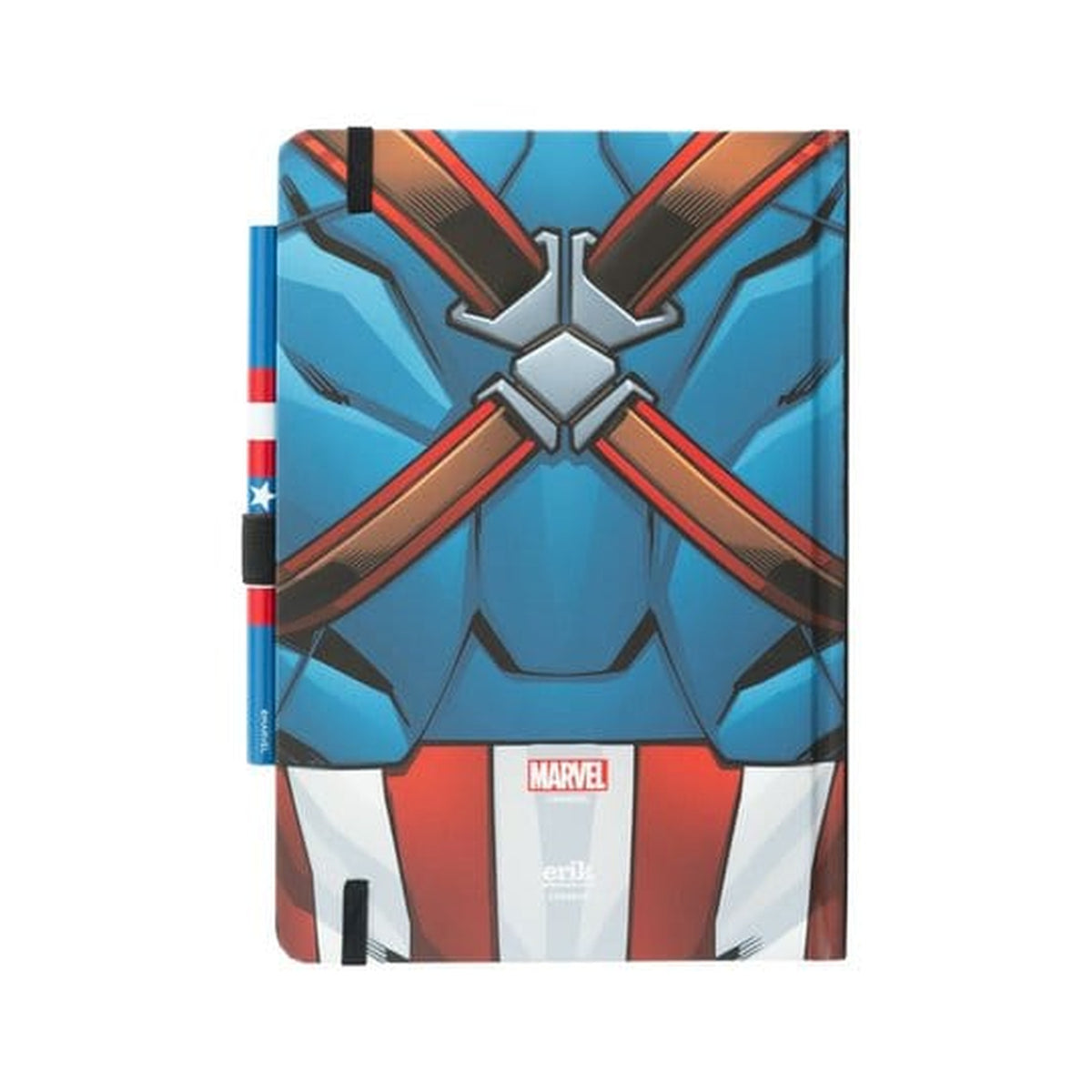 Image produit Carnet premium Marvel Captain America avec stylo Uniform