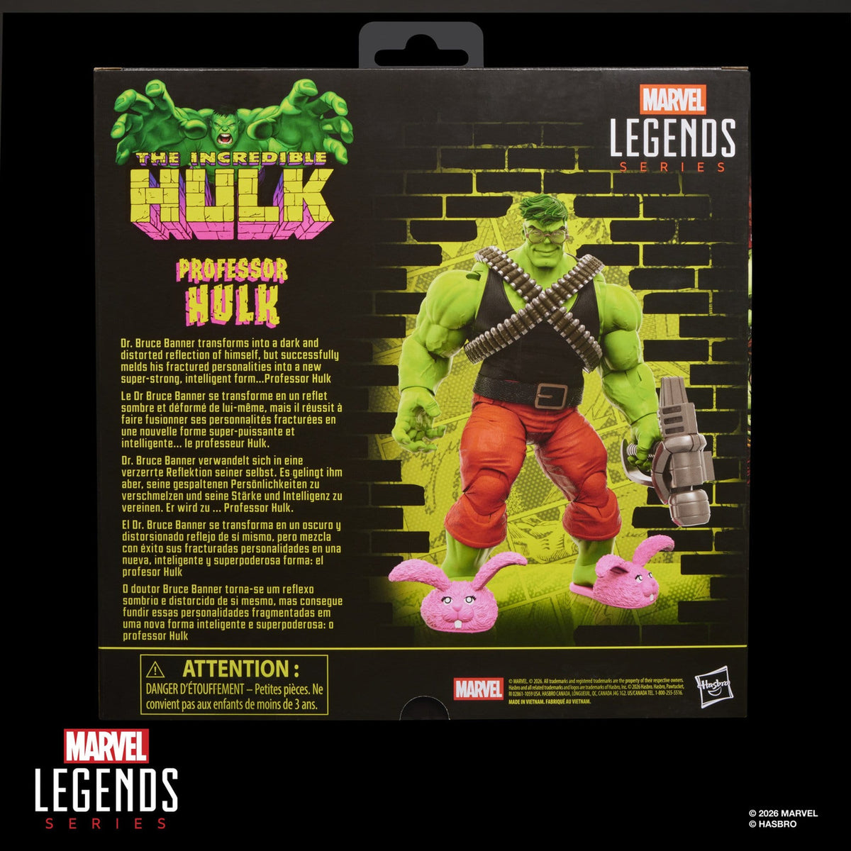 Produktbild The Incredible Hulk Marvel Legends Actionfigur Professor