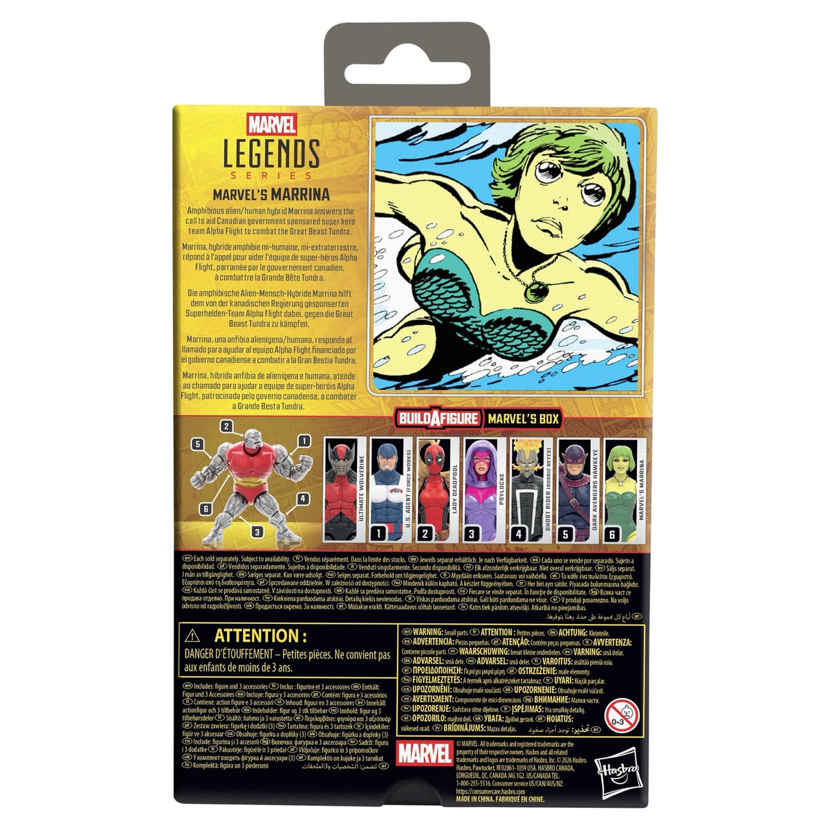 Produktbild Marvel Legends Actionfigur Marvel's Marrina (BAF: Marvel's