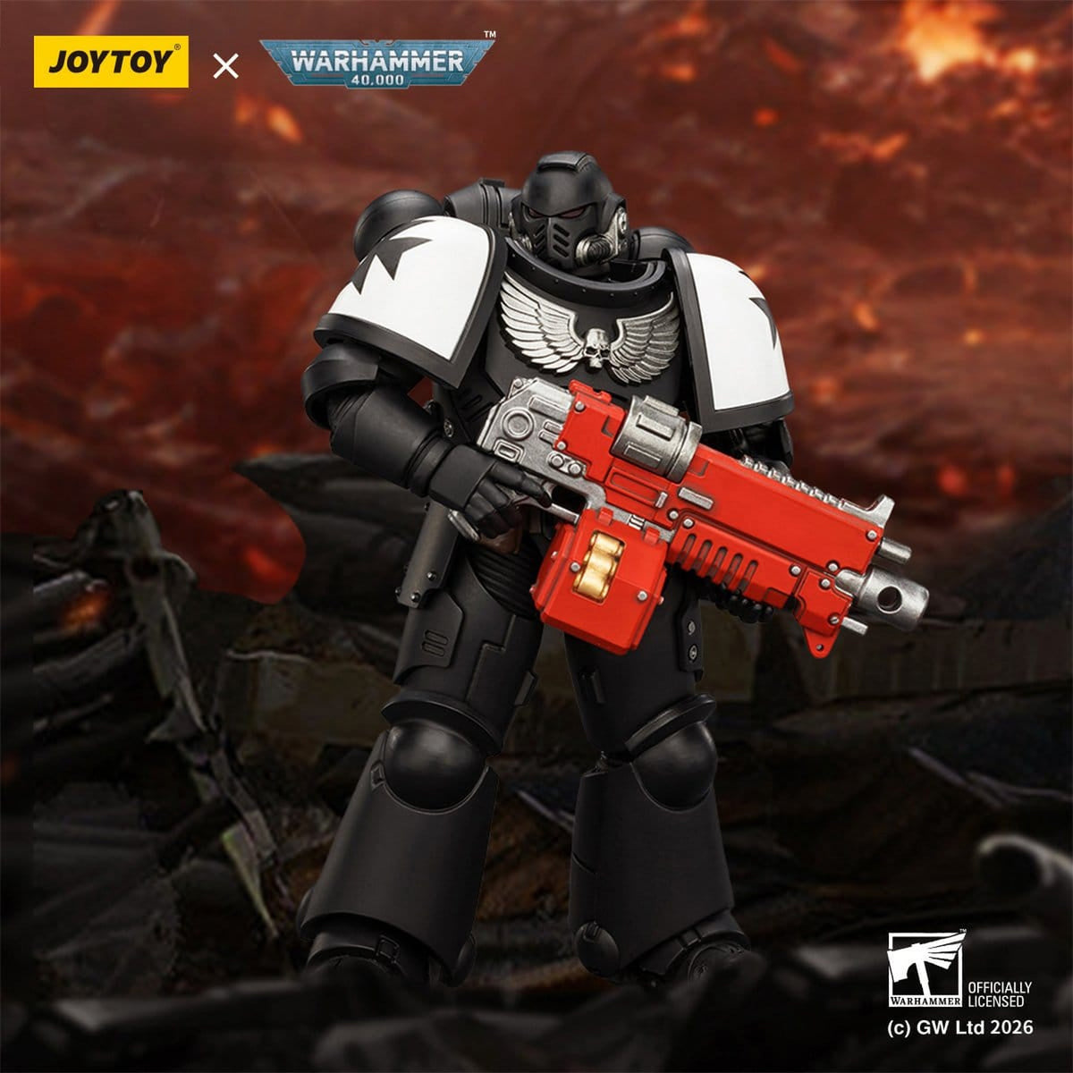 Produktbild Warhammer 40,000 Actionfigur Black Templars Intercessor 12