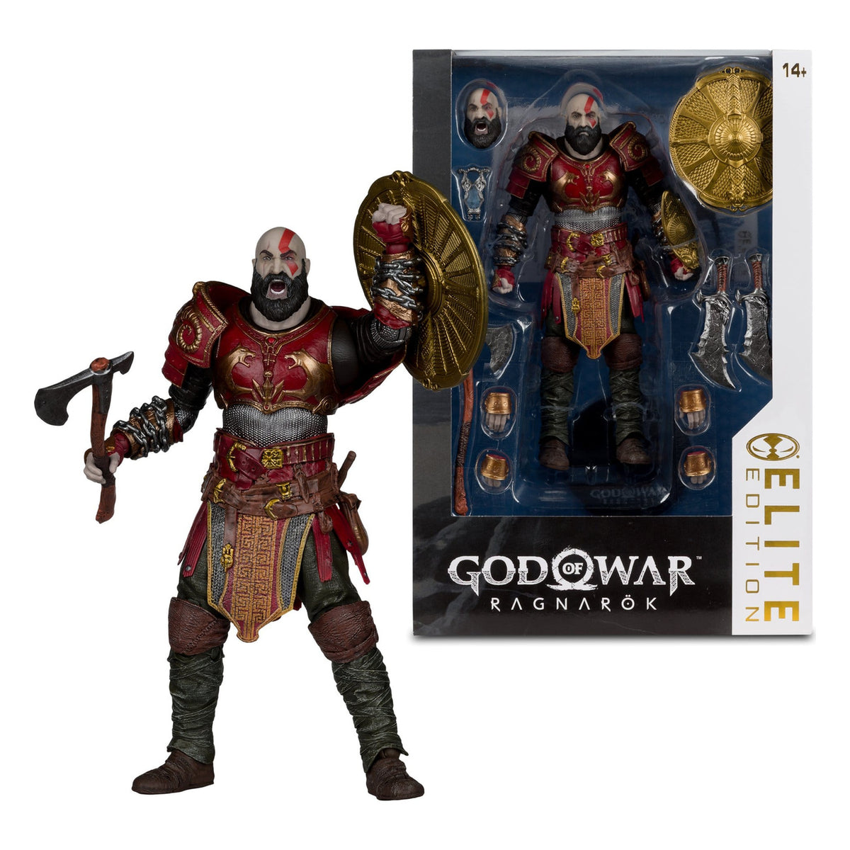 Produktbild God of War McFarlane Elite Edition Actionfigur Kratos 18 cm